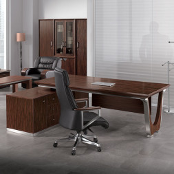 흑단 킹로즈 책상 (사이드 포함)