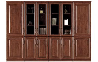 월넛 3시리즈 반유리장 세트