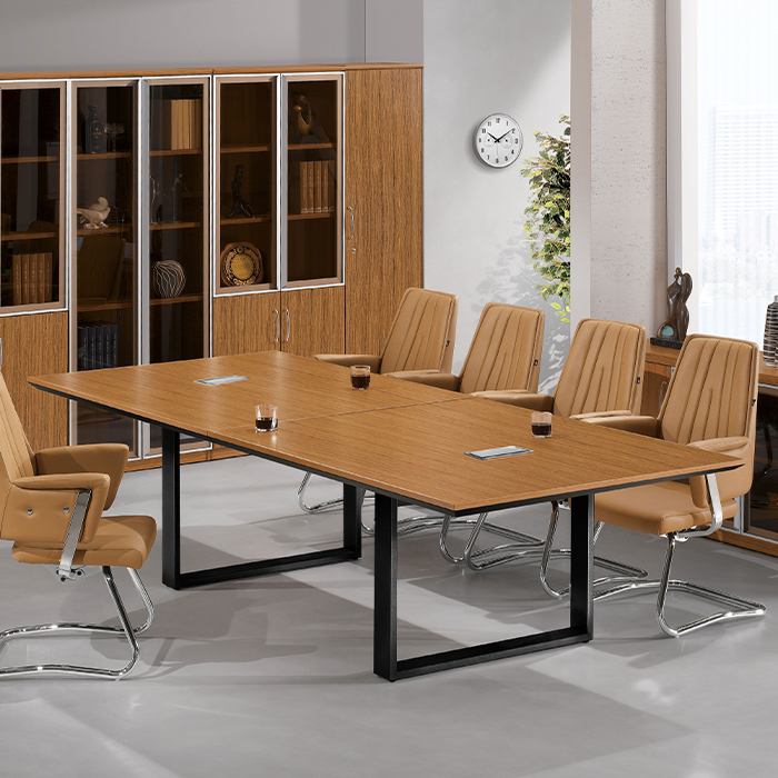 티크 연결식 회의용 탁자(PTLⅢ, 배선덮개 포함)