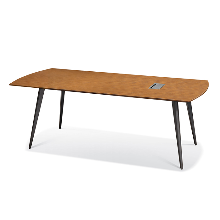 티크 마이스터 회의용 탁자(원톤, 배선덮개 포함)