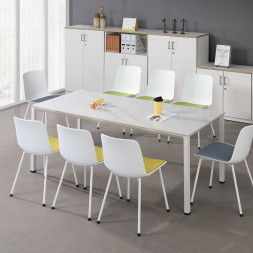 르미앙 세라믹 회의용 테이블 (마블화이트)