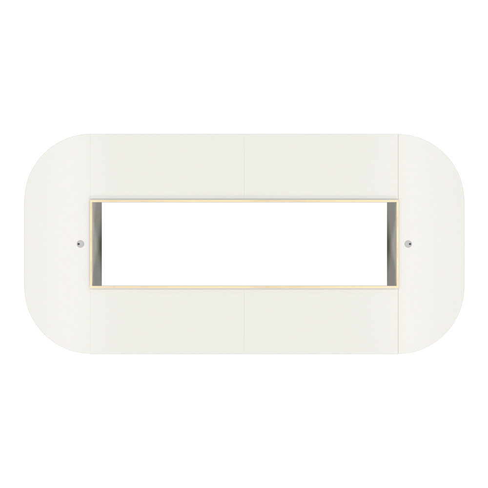 클레버 연결회탁 (크림화이트/ㅁ자형/A타입)