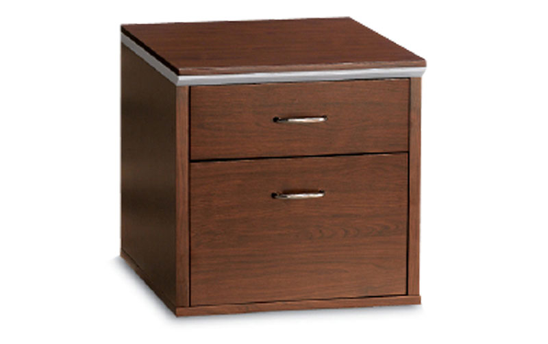 목재 전화대 (투톤 엣지형)