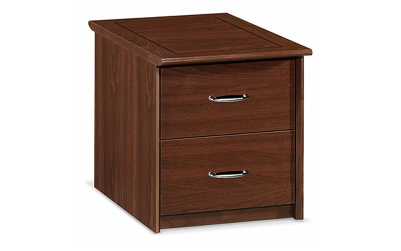 목재 전화대 (선반형)