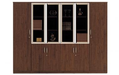 월넛 7시리즈 반유리장 세트(실버샷시)