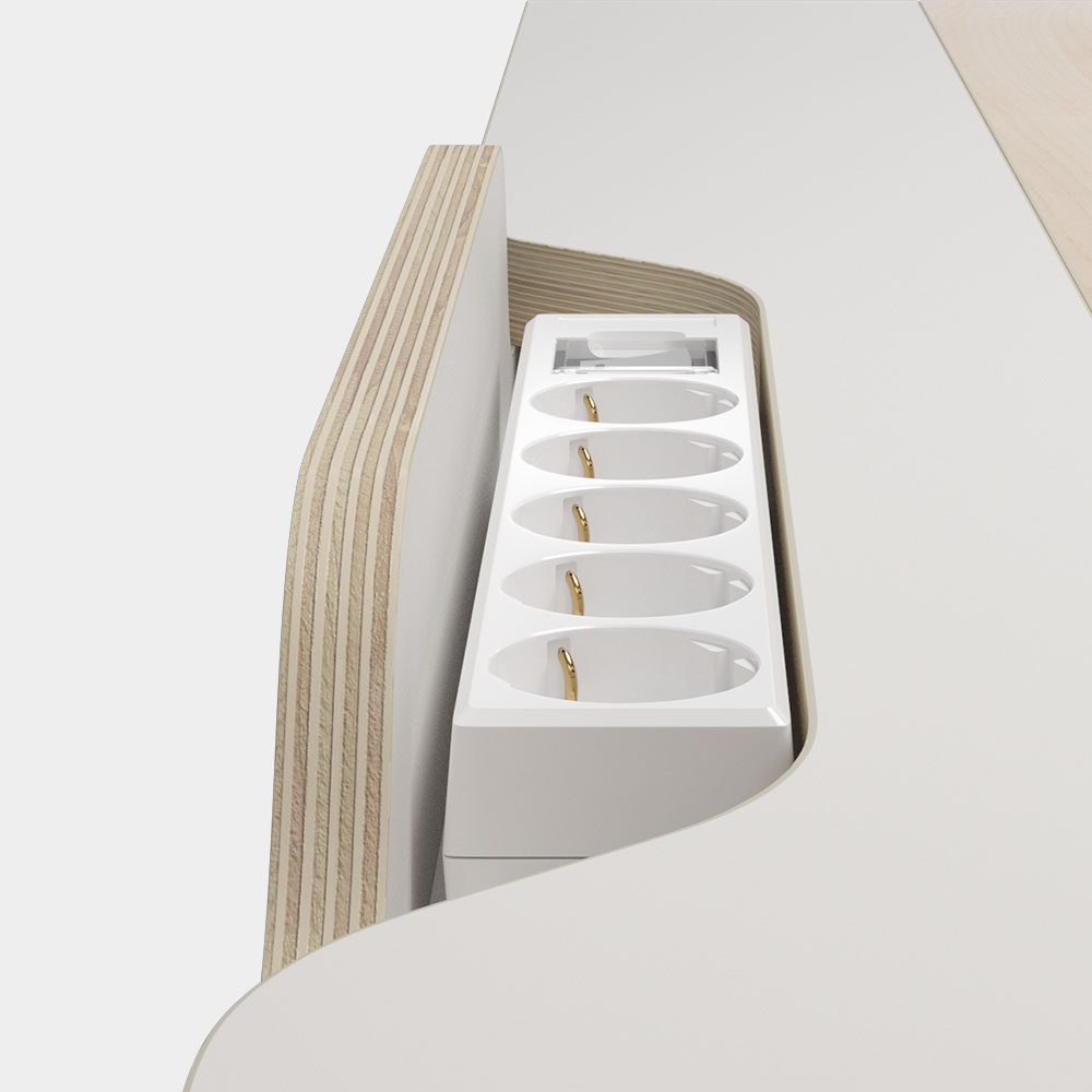 멀티탭 트레이 기본형