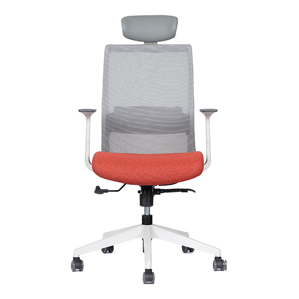 m50 이코노미 요추 사무용 의자 (화이트 / 팔걸이 고정)