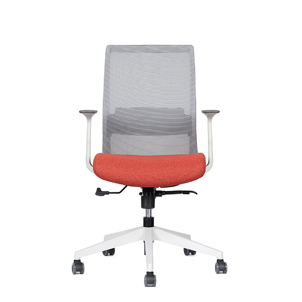 m50 이코노미 요추 사무용 의자 (화이트 / 팔걸이 고정)