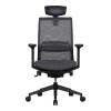 m50 프리미엄 요추 사무용 의자 (블랙 / 팔걸이 조절)