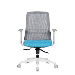 m45 에코 요추 사무용 의자 (화이트 / 팔걸이 고정)