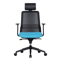 m45 프리미엄 요추 사무용 의자 (블랙 / 팔걸이 고정)