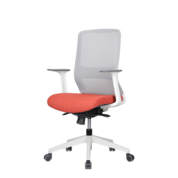 m35 메쉬 의자 (화이트 프레임 / 팔걸이 고정)