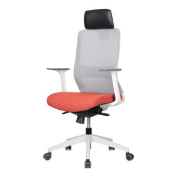 m35 메쉬 의자 (화이트 프레임 / 팔걸이 고정)