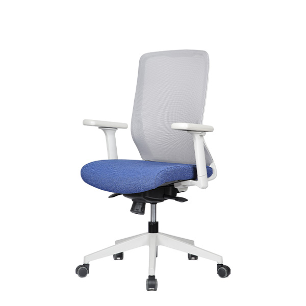 m35 메쉬 의자 (화이트 프레임 / 팔걸이 조절)