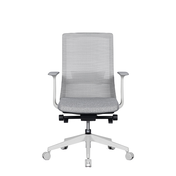 m25 프리미엄 의자 (화이트 프레임 / 팔걸이 고정)