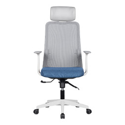 m23 메쉬 의자 (화이트 프레임 / 팔걸이 고정)