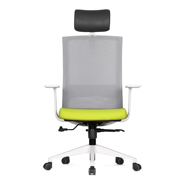 m20 메쉬 의자 (화이트 프레임 / 팔걸이 고정)