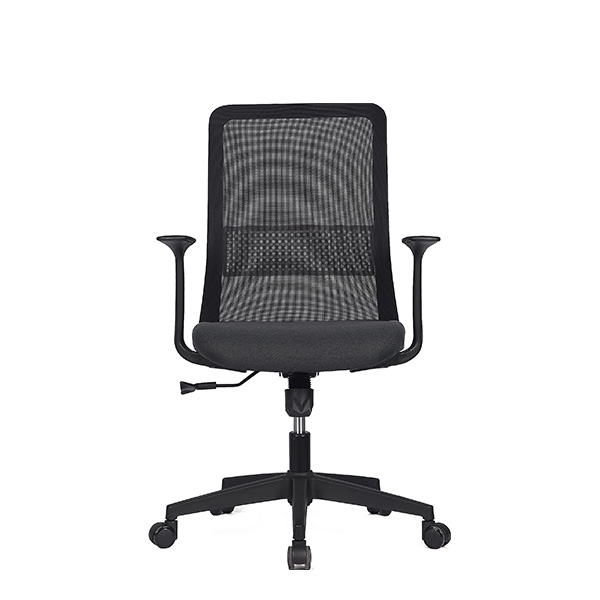 m18 메쉬 의자 (블랙 프레임 / 팔걸이 고정)