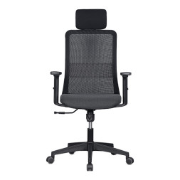 m18 메쉬 의자 (블랙 프레임 / 팔걸이 조절)