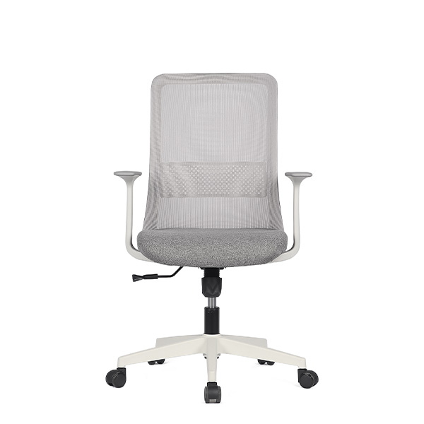 m18 메쉬 의자 (화이트 프레임 / 팔걸이 고정)