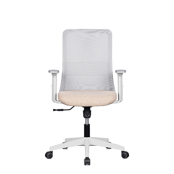 m18 메쉬 의자 (화이트 프레임 / 팔걸이 조절)