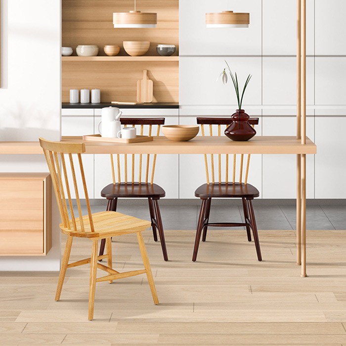 보니 원목 의자