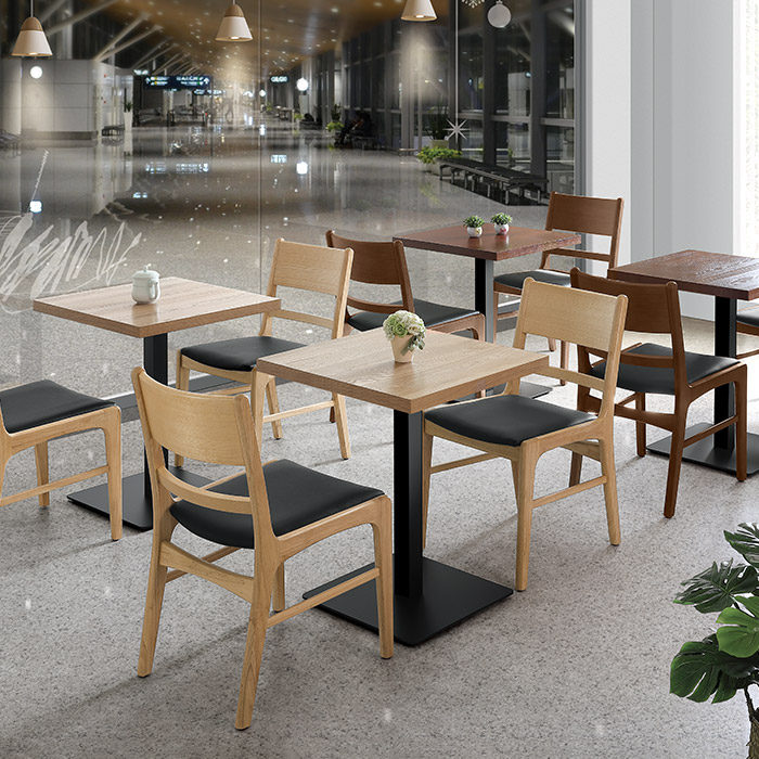 난타 원목 의자