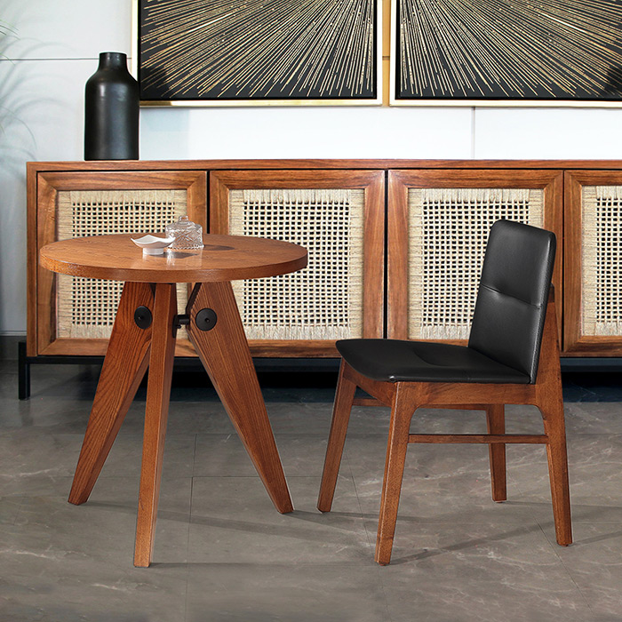 리가 원목 의자