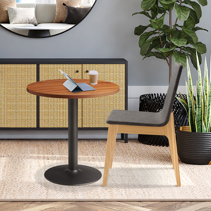 엘르 원목 패브릭 의자