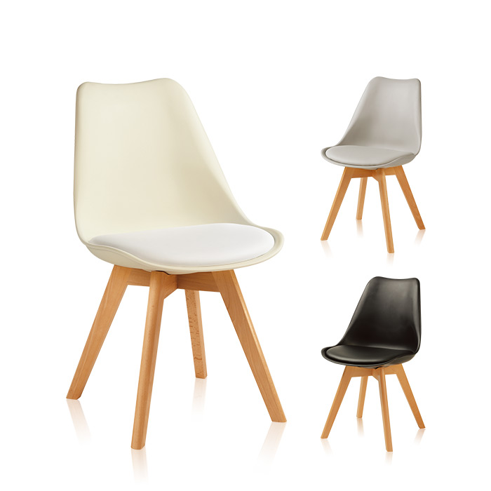 레몬 원목 의자