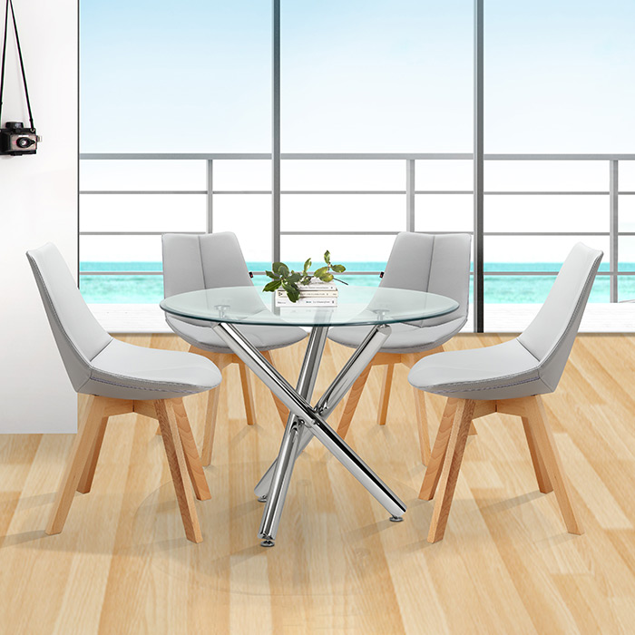 필마 원목 의자