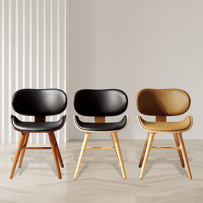 포피 원목 의자