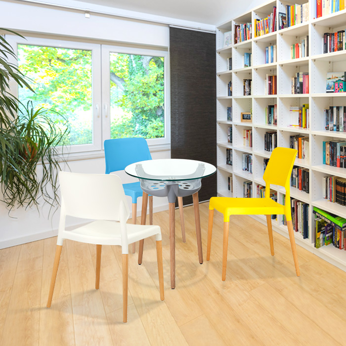 반디 플라스틱 의자