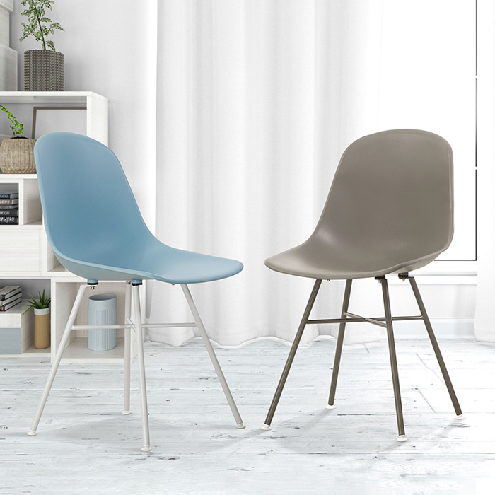 그라지아 플라스틱 철제 의자