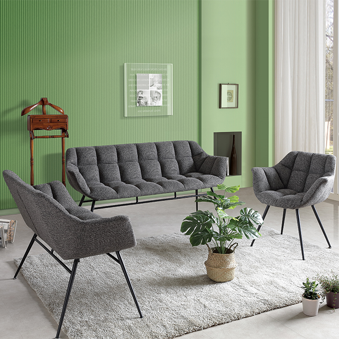 로코 패브릭 철제 의자 시리즈