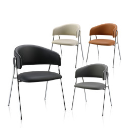 오리나 철제 의자