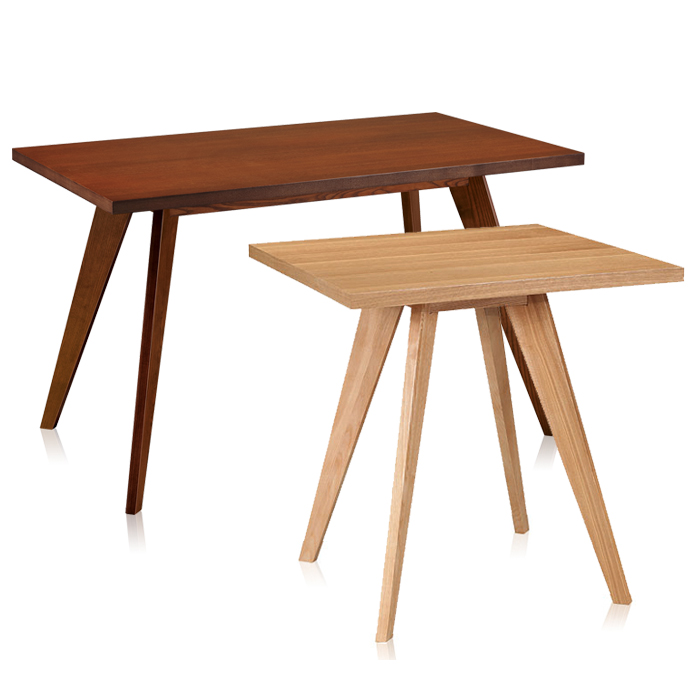 410 애쉬무늬목 사각테이블시리즈