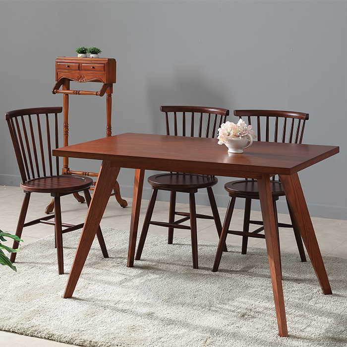 410 애쉬무늬목 사각테이블시리즈