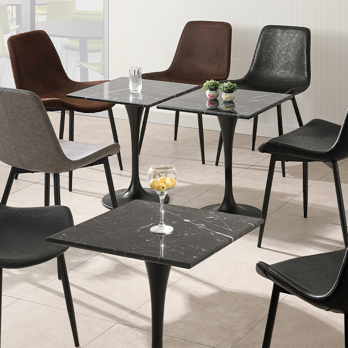 마블 천연 대리석 사각 테이블